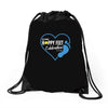 happy feet Drawstring Bags