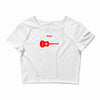 war guitar Crop Top