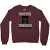 mother trucker doing the school run Crewneck Sweatshirt