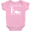 fat people are harder to kidnap funny Baby Onesie