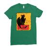 fury of the night Ladies Fitted T-Shirt