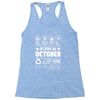 Born In October Racerback Tank