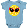 Lemon with Disco Glasses Baby Bodysuit