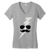 boots electric Women's V-Neck T-Shirt
