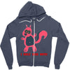 i only kiss boys Zipper Hoodie