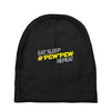 eat, sleep, pewpew, repeat Baby Beanies