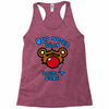 red nosed bear Racerback Tank
