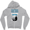Granddad &amp; Grandson Fishing Partners For Life Zipper Hoodie