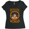 smart strong sensual woman Women's Triblend Scoop T-shirt