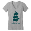 friends not food. Women's V-Neck T-Shirt