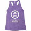 low flying motorcycles Racerback Tank