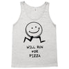 will run for pizza Tank Top