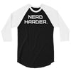 nerd harder 3/4 Sleeve Shirt