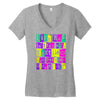texting and driving like it's 1990 Women's V-Neck T-Shirt