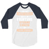 I am Not Super Woman But I'm Fighting Uterine Cancer So Close Enough 3/4 Sleeve Shirt
