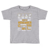 Born November Multitasking Problem Solving Tees Toddler T-shirt