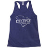 south carolina eclipse Racerback Tank