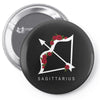 sagittarius rose Pin-back button