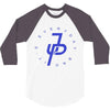 jake paul blue 3/4 Sleeve Shirt