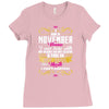 i am a november women Ladies Fitted T-Shirt