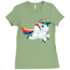The Unicorn Ladies Fitted T-Shirt