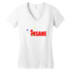new i'm not insane Women's V-Neck T-Shirt