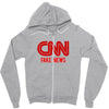 CNN Fake News Zipper Hoodie