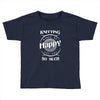 knitting makes me happy you not so much Toddler T-shirt