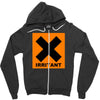 irritant symbol joke Zipper Hoodie