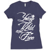 young wild and free new Ladies Fitted T-Shirt