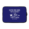 vater und sohn beste freunde Laptop sleeve