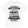 Super Cool Nanny Of A Freaking Awesome Grandson T-Shirt