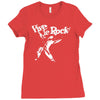 vive le rock! little richard black Ladies Fitted T-Shirt