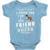 true friend (boxer) Baby Bodysuit