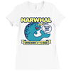 narwhal Ladies Fitted T-Shirt
