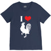i love cock V-Neck Tee