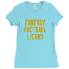 fantasy football legend sunday night football sports league tee shirt Ladies Fitted T-Shirt