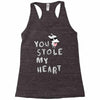 you stole my heart 4 Racerback Tank