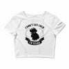 I Don't Eat Cock I'm Vegan Crop Top