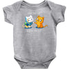 finn the cat &amp; jake the cat Baby Bodysuit