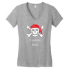 captain jack Women's V-Neck T-Shirt