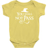 you shall not pass Baby Onesie
