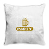 bachelor party drinking team wedding groomsmen bridal funny Throw Pillow