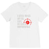 i still mis my ex but my aim is improving V-Neck Tee