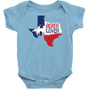 texan boxer lover Baby Bodysuit