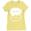 okay okay Ladies Fitted T-Shirt
