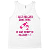 rescued some wine Tank Top