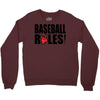 baseball rules Crewneck Sweatshirt