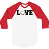 love baseball 3/4 Sleeve Shirt