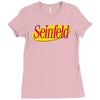 new seinfeld logo Ladies Fitted T-Shirt
